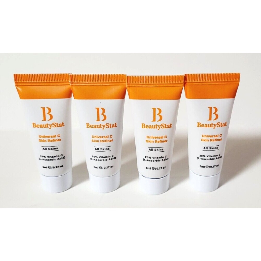 4 x BeautyStat Universal C Skin Refiner 20% Vitamin C All Skin Types 0.17 oz NEW